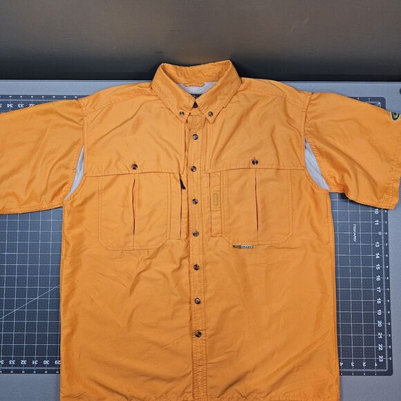 Drake Waterfowl Fishing Shirt Medium Wingshooter Flyweight Outdoors Vented Hiviz - Picture 1 of 16